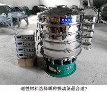  磁性材料选择哪种振动筛合适？ 